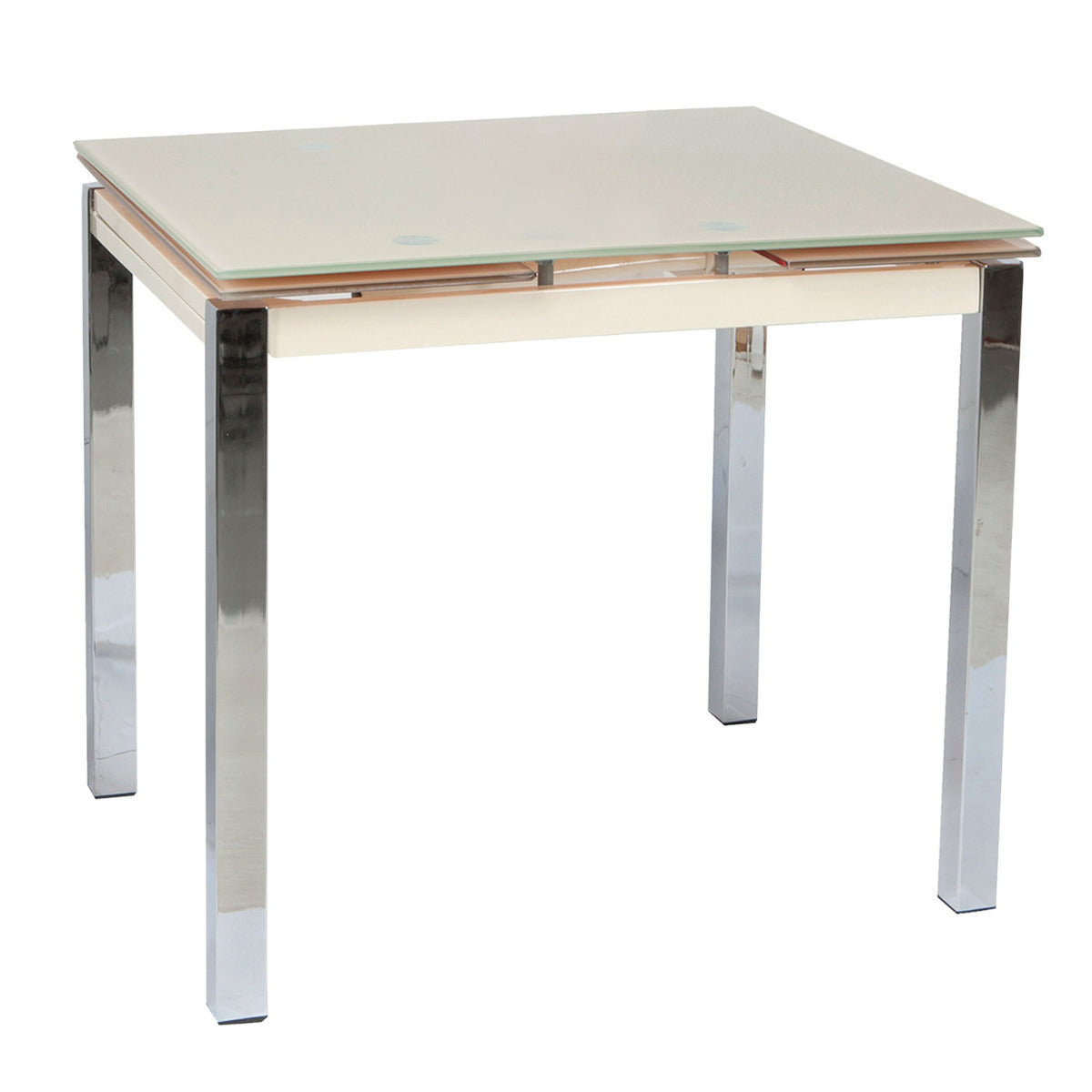 stamatis-center-sc-737a22d8b4-1 Τραπέζι Glamour 80 Κρεμ 80(120) x 65 x 75