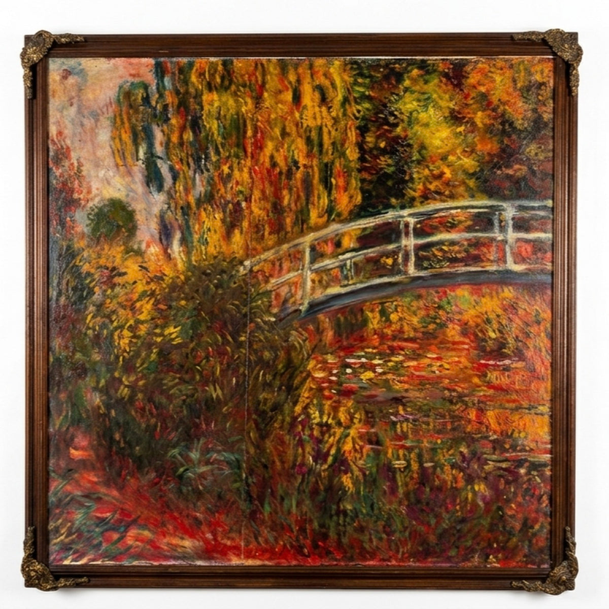 ΠΙΝΑΚΑΣ BRIDGE OVER A POND OF WATER LILIES - CLAUDE MONET