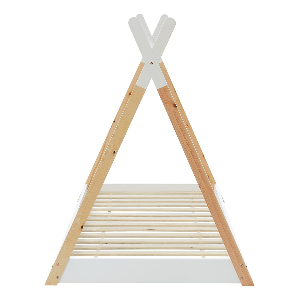 ΚΡΕΒΑΤΙ ΠΑΙΔΙΚΟ MUNK τ.MONTESSORI ΞΥΛΟ ΠΕΥΚΟΥ ΦΥΣΙΚΟ-ΛΕΥΚΟ- 190x90εκ