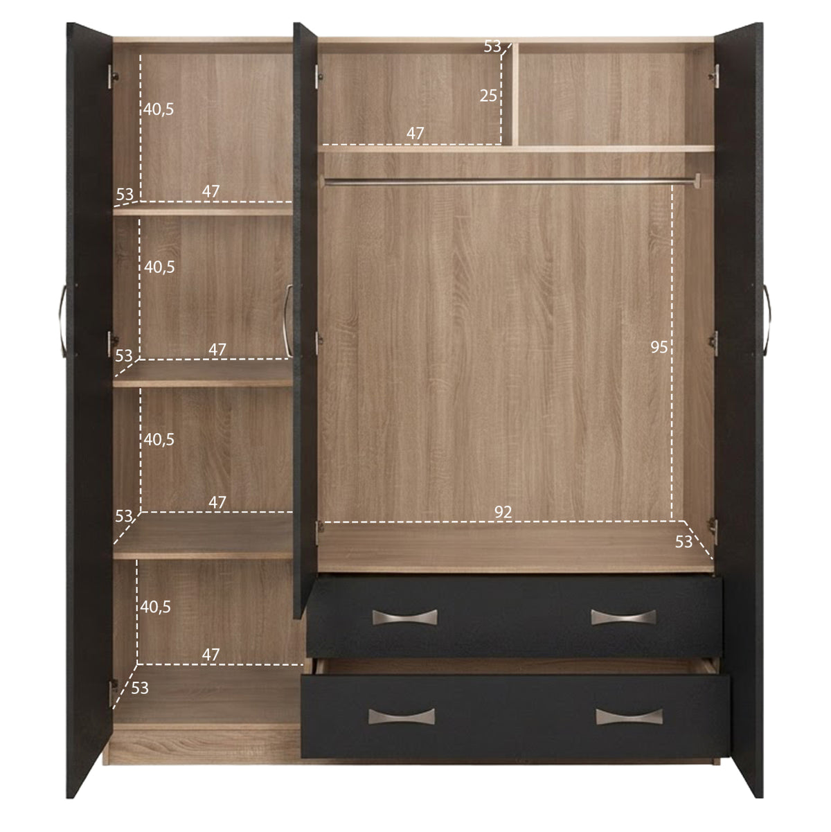 stamatis-center-sc-f399e33b08-3 ΝΤΟΥΛΑΠΑ 3ΦΥΛΛΗ CARLY ΜΕ ΔΥΟ ΣΥΡΤΑΡΙΑ SONAMA-ΓΚΡΙ 150X55Χ180Υεκ.