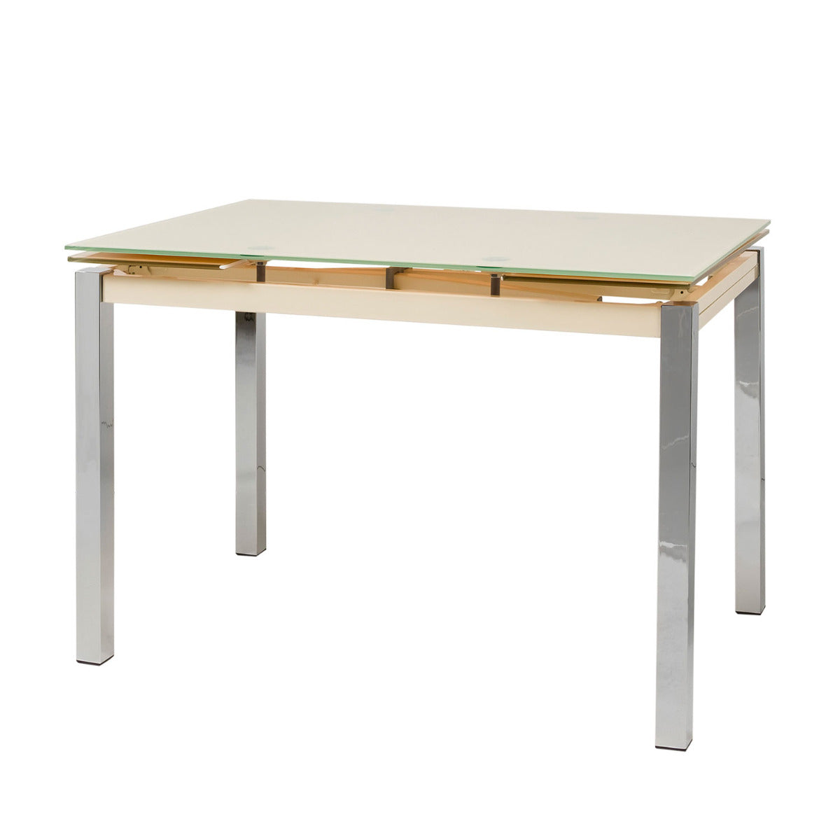 stamatis-center-sc-8933a0e60a-1 Τραπέζι Glamour Κρεμ 110(170) x 74 x 75