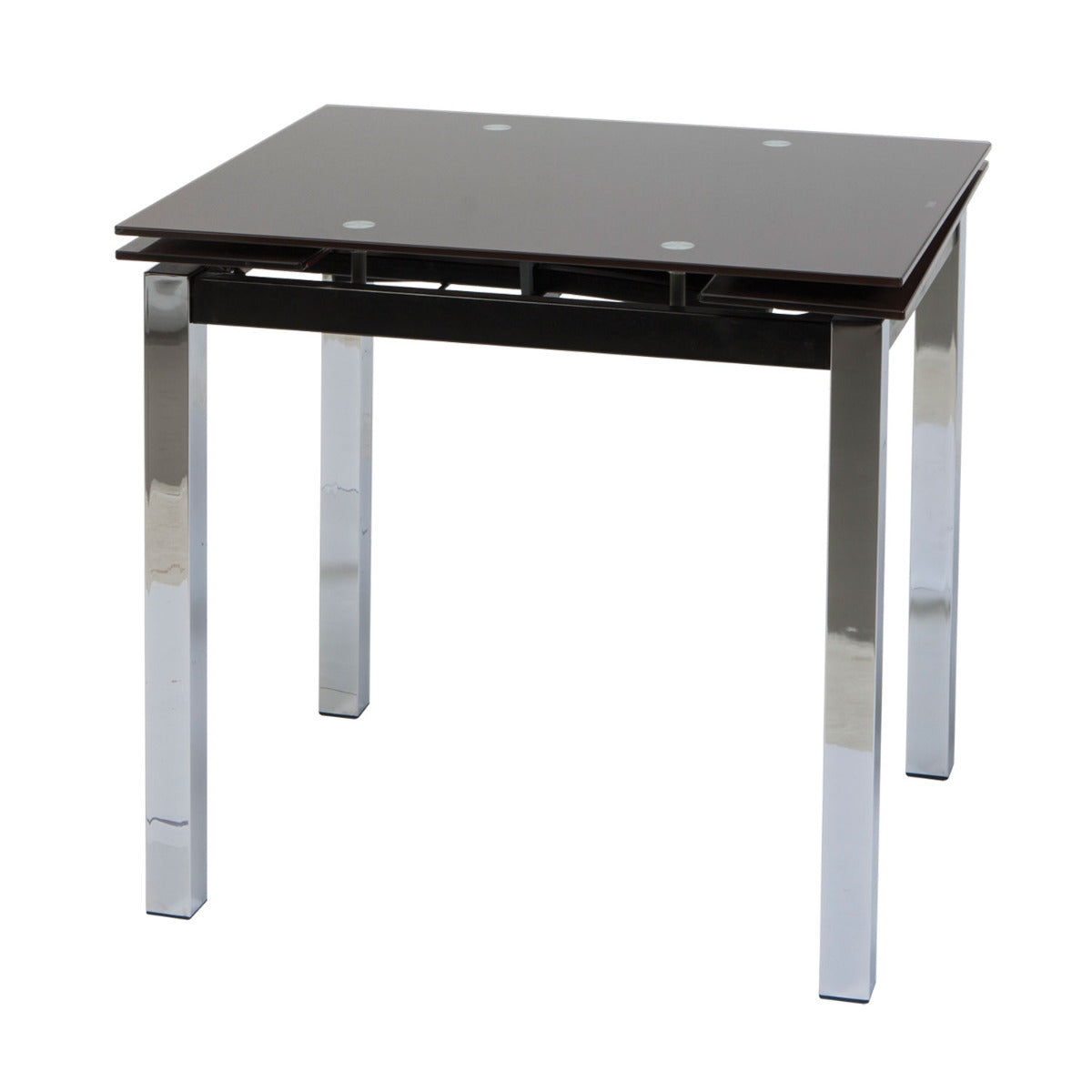 stamatis-center-sc-817c42ee81-1 Τραπέζι Glamour 80 Μαύρο 80(120) x 65 x 75