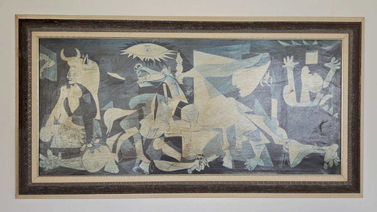 ΠΙΝΑΚΑΣ GUERNICA ΜΕ ΚΟΡΝΙΖΑ - PICASSO