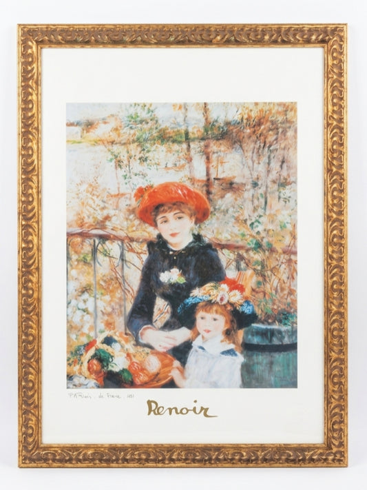 ΠΙΝΑΚΑΣ TWO SISTERS (ON THE TERRACE) 1881 - PIERRE-AUGUSTE RENOIR