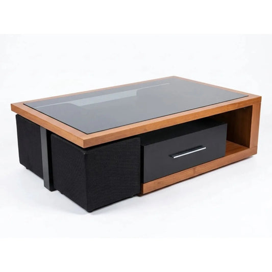 ΤΡΑΠΕΖΑΚΙ ΜΕΣΗΣ, VENUS ΜΕ 2 ΣΚΑΜΠΟ ΜΑΥΡΗ ΔΕΡΜΑΤΙΝΗ