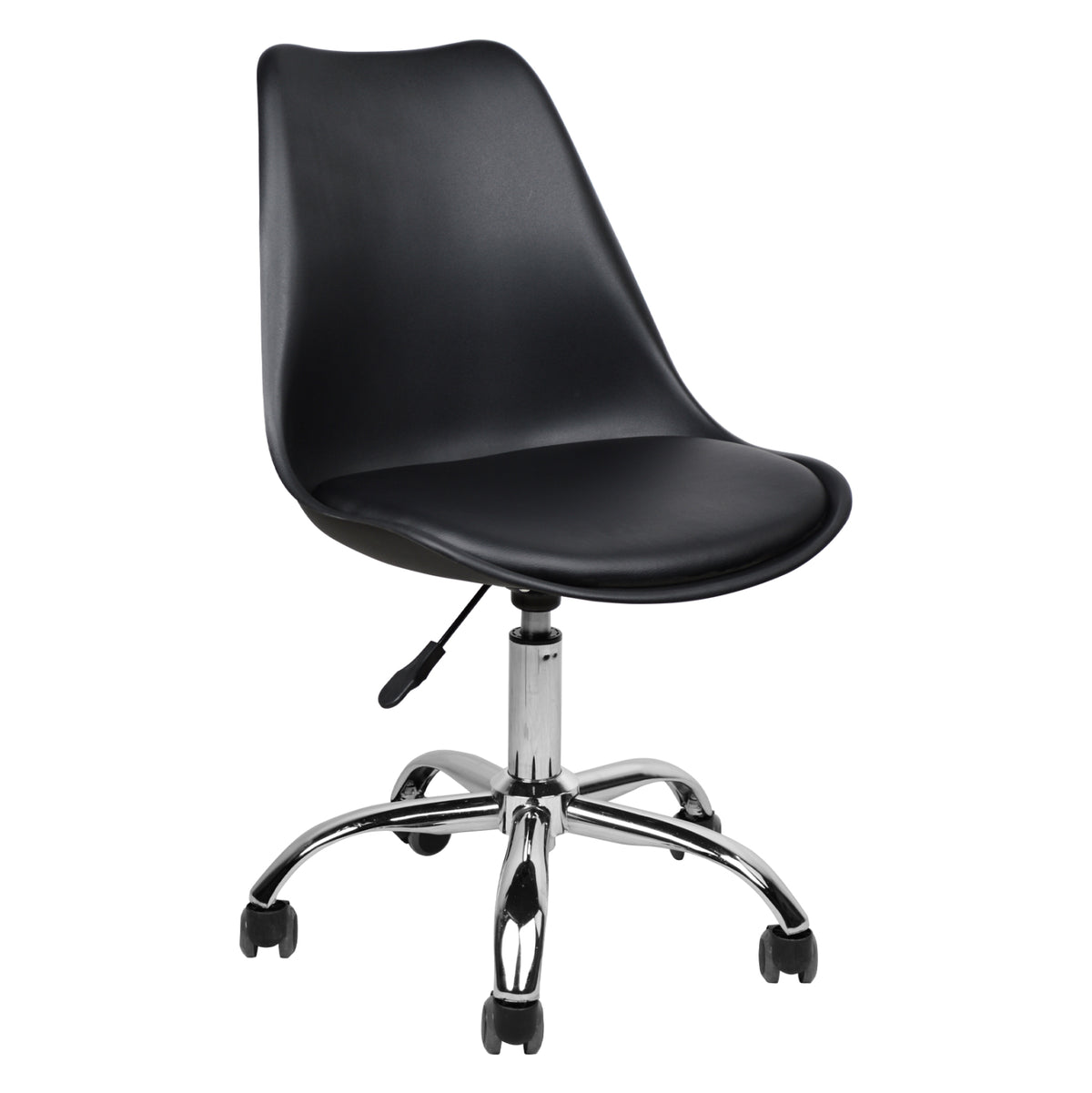 ΚΑΡΕΚΛΑ ΓΡΑΦΕΙΟΥ VEGAS ΜΑΥΡΗ 48x56x95 εκ.