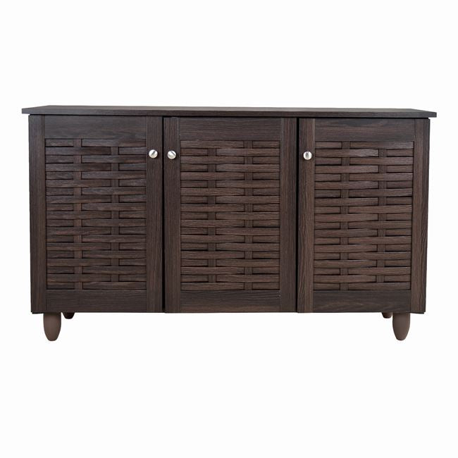 stamatis-center-sc-45095e3e3f-3 ΠΑΠΟΥΤΣΟΘΗΚΗ-ΝΤΟΥΛΑΠΙ 3 ΠΟΡΤΕΣ IGGY ΜΕΛΑΜΙΝΗ WENGE 114Χ34Χ68Υεκ.