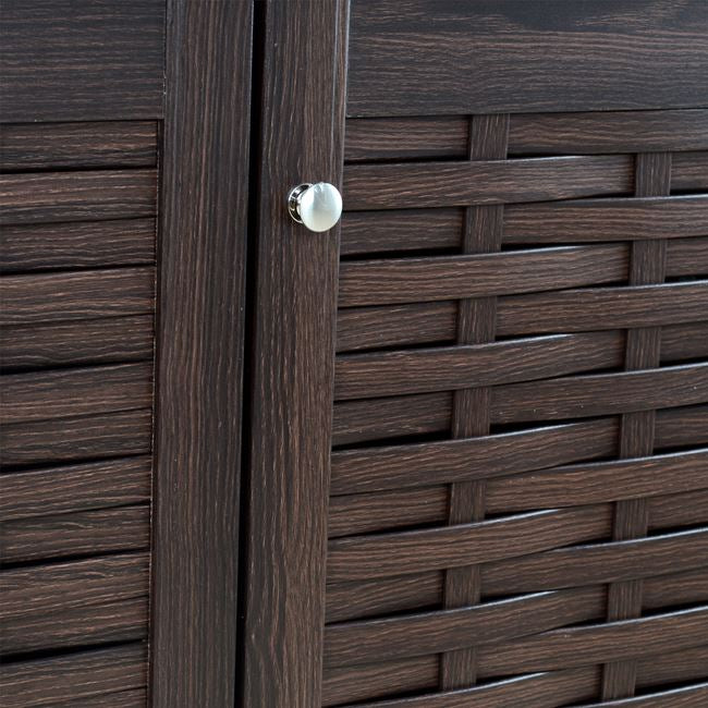 stamatis-center-sc-45095e3e3f-5 ΠΑΠΟΥΤΣΟΘΗΚΗ-ΝΤΟΥΛΑΠΙ 3 ΠΟΡΤΕΣ IGGY ΜΕΛΑΜΙΝΗ WENGE 114Χ34Χ68Υεκ.