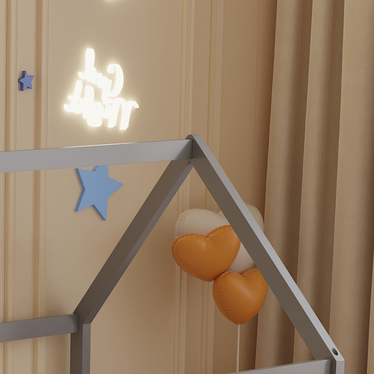 ΚΡΕΒΑΤΙ ΠΑΙΔΙΚΟ PEPE τ.MONTESSORI ΞΥΛΟ ΠΕΥΚΟ ΓΚΡΙ- 190x90εκ