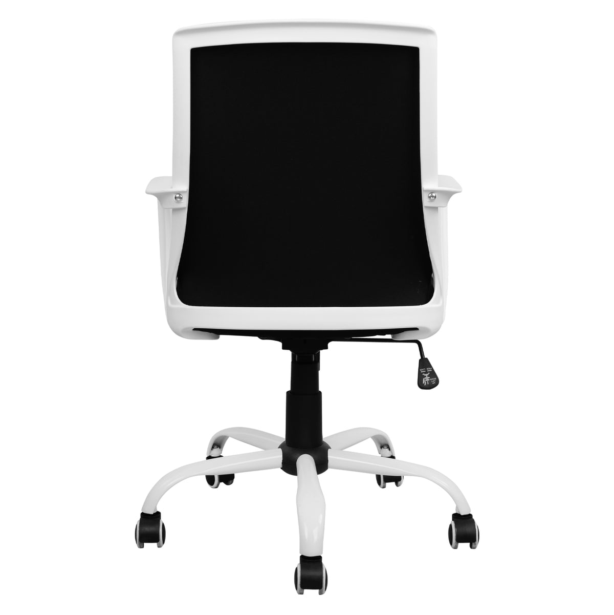 ΚΑΡΕΚΛΑ ΓΡΑΦΕΙΟΥ MALFOI ΜΑΥΡO MESH & ΠΟΔΙ ΜΕΤΑΛΛΙΚΟ 58x59x103 εκ.