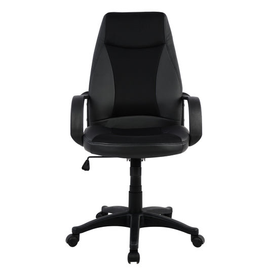 ΚΑΡΕΚΛΑ ΓΡΑΦΕΙΟΥ GAMING SIVIR ΜΕ ΜΑΥΡΟ PU 59x 60x115 εκ.