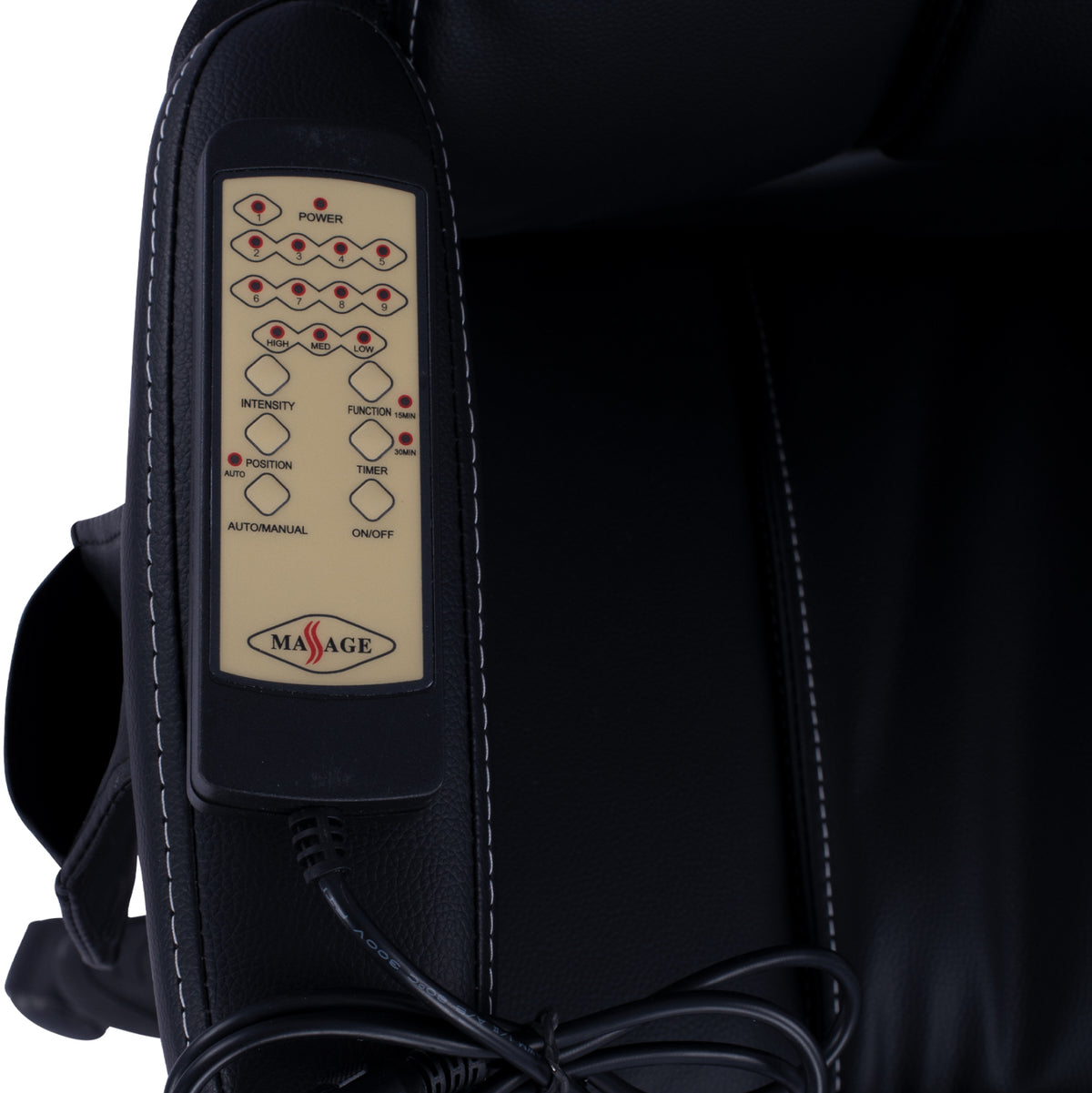 ΚΑΡΕΚΛΑ ΓΡΑΦΕΙΟΥ THORIN ΜΕ MASSAGE ΜΑΥΡΗ HOMEMARKT 62x70x127Y εκ.