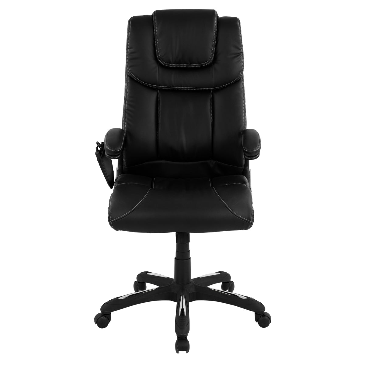 ΚΑΡΕΚΛΑ ΓΡΑΦΕΙΟΥ THORIN ΜΕ MASSAGE ΜΑΥΡΗ HOMEMARKT 62x70x127Y εκ.