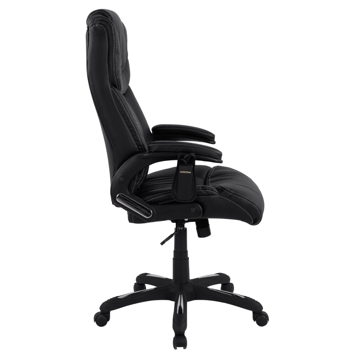 ΚΑΡΕΚΛΑ ΓΡΑΦΕΙΟΥ THORIN ΜΕ MASSAGE ΜΑΥΡΗ HOMEMARKT 62x70x127Y εκ.