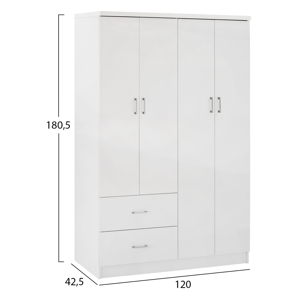 stamatis-center-sc-abb5d156fc-2 ΝΤΟΥΛΑΠΑ 4ΦΥΛΛΗ ME 2 ΣΥΡΤΑΡΙΑ BLAKELY ΛΕΥΚΗ 120Χ42,5Χ180,5 εκ.