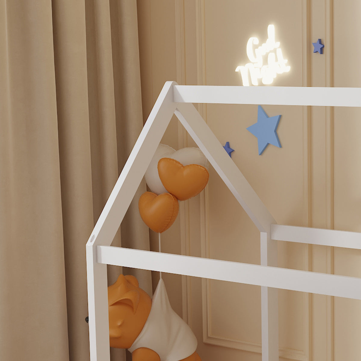 ΚΡΕΒΑΤΙ ΠΑΙΔΙΚΟ PEPE τ.MONTESSORI ΞΥΛΟ ΠΕΥΚΟ ΛΕΥΚΟ- 140x70εκ