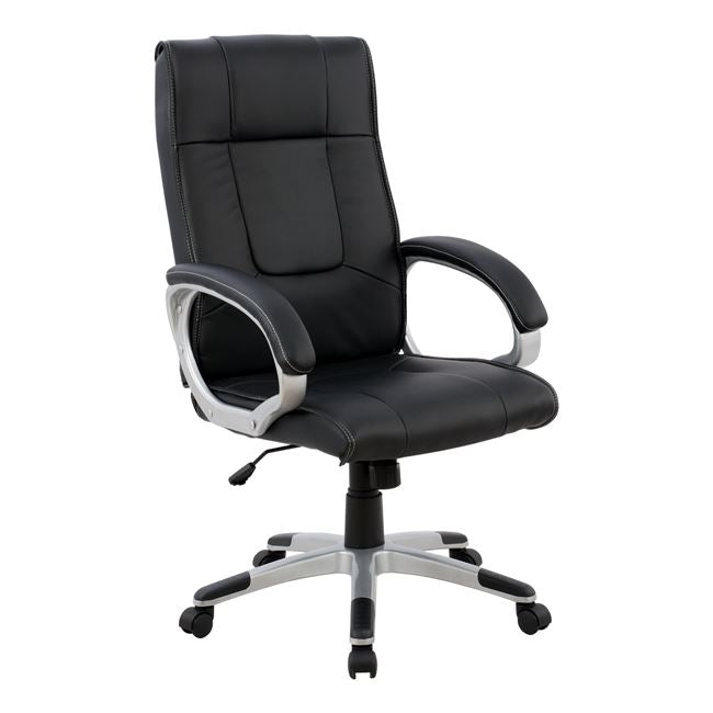 ΚΑΡΕΚΛΑ ΓΡΑΦΕΙΟΥ CHANDER ΔΙΕΥΘΥΝΤΙΚΗ ΜΑΥΡΗ 50x69x118,5 cm