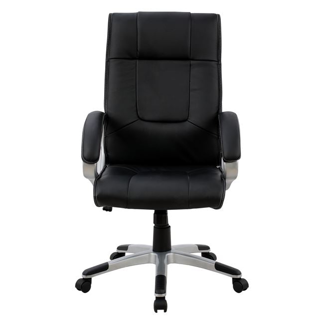 ΚΑΡΕΚΛΑ ΓΡΑΦΕΙΟΥ CHANDER ΔΙΕΥΘΥΝΤΙΚΗ ΜΑΥΡΗ 50x69x118,5 cm