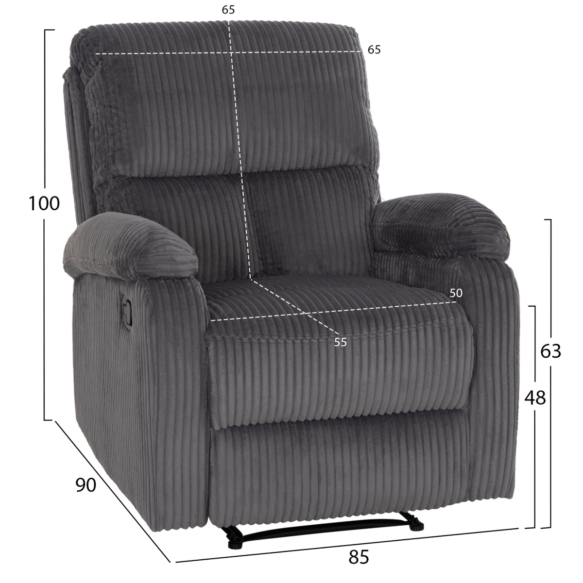 stamatis-center-sc-ef13603f8d-2 ΠΟΛΥΘΡΟΝΑ RELAX DIONI ΓΚΡΙ ΡΙΓΕ ΥΦΑΣΜΑ 85x90x100Υεκ.