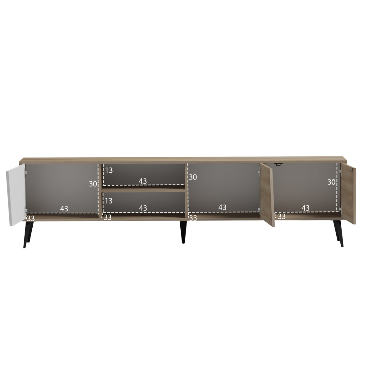 stamatis-center-sc-faee7b52fd-4 ΕΠΙΠΛΟ ΤΗΛΕΟΡΑΣΗΣ CATERRA ΜΕΛΑΜΙΝΗ SONAMA/ΛΕΥΚΟ 180Χ35.5Χ48Υεκ.